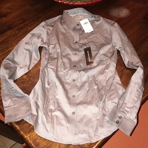 Non iron fitted shirt